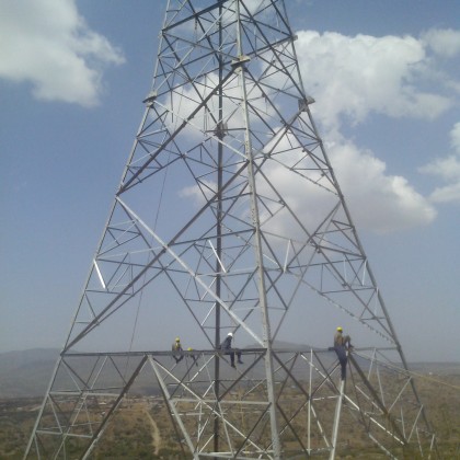 Ketraco Transmission Line Tower Erection Suswa- Kimuka section